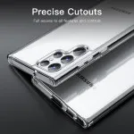 For Samsung S22 Ultra Bumper Clear Case | Shockproof Cover
