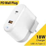 PD 20W Fast Mains Charger Adapter for iPhone Samsung Huawei | UK