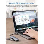 ULT-PD 100W 5-in-1 USB C Hub with 4K HDMI, Type C PD Charging (Windows, Mac, Android)