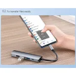 ULT-PD 100W 5-in-1 USB C Hub with 4K HDMI, Type C PD Charging (Windows, Mac, Android)