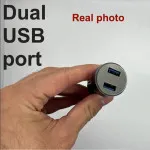 Universal Dual USB Car Charger: Rapid Charging for Phones & Tablets, Safe