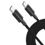 Type C Cable Fast Charging Type C to USB C Cable 2 Meter Charging Lead For Smartphones, Tablets