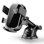 360° Rotating Car Phone Mount with Suction Cup – Fits iPhone, Samsung, Huawei |