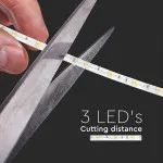 5m LED Strip Light 12V Natural Light 4000K IP65 Waterproof Outdoor Lighting