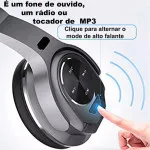 Black Wireless Bluetooth Headphones with Twistout Speaker - 2-in-1 Design
