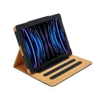 iPad Pro 6th Gen Case UK 12.9 Genuine Leather Case Soft Leather Cover For A2764, A2437, A2766