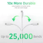 20W PD Fast Charging Cable Type-C to Lightning for iPhone 16, 15, 14, iPad