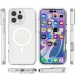 iPhone 16 Pro MagSafe Compatible Case Clear TPU, Durable Protection