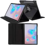 Galaxy Tab S7 Case UK 360 11" 2020 Rotating Swivel Stand Cover T870/T875/T876B (Black)