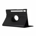 Samsung Galaxy Tab S7 Plus Rotate Case Leather Smart Folio (SM-T970 / T976B) (BLACK)