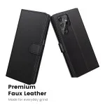 Samsung Galaxy S24 Ultra PU Leather Wallet Case Card Holder | UK