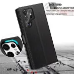 Samsung Galaxy S24 Ultra PU Leather Wallet Case Card Holder | UK