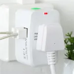 Dual USB Fast Travel Charger AC Power Socket Adapter AU/UK/US/EU International