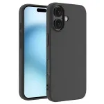 Premium Black TPU Slim Silicone Case For iPhone 16