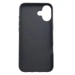 Premium Black TPU Slim Silicone Case For iPhone 16