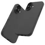 Premium Black TPU Slim Silicone Case For iPhone 16