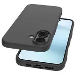 Premium Black TPU Slim Silicone Case For iPhone 16