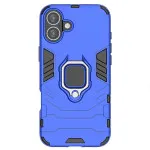 Back Armor Ring Case Cover for iPhone 16 Plus Rugged Protection