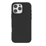 Silicone Soft Slim Plain TPU Black Case For iPhone 16 Pro Max