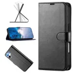 PU Leather Magnetic Wallet Case For iPhone 16 Plus