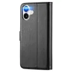 PU Leather Magnetic Wallet Case For iPhone 16 Plus