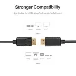 High-Speed 1.8M DisplayPort to HDMI Cable - 4K Full HD, Gold-Plated