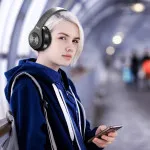Best T-43 Wireless Bluetooth Headphones Built-in Mic Noise Cancelling Earphones