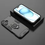 Phone Case For iPhone 16 Shockproof Armor Ring Holder Cover | UK