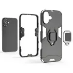 Phone Case For iPhone 16 Shockproof Armor Ring Holder Cover | UK