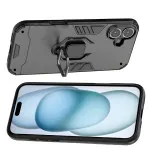 Phone Case For iPhone 16 Shockproof Armor Ring Holder Cover | UK