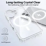 Case For iPhone 16 Plus MagSafe Sleek & Protective Clear TPU Cover