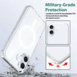 Case For iPhone 16 Plus MagSafe Sleek & Protective Clear TPU Cover