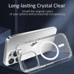 iPhone 16 Pro MagSafe Compatible Case Clear TPU, Durable Protection