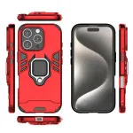 Armor Shockproof Ring Stand Case Cover For iPhone 16 Pro Max