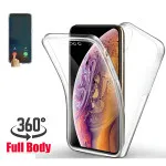 360 Case For iPhone XS Max- Transparent TPU Slim Silicone Clear Case Cover