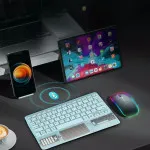 Slim Wireless Bluetooth Transparent Keyboard , For iPhone, Android