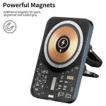 15W MagSafe iPhone Car Wireless Charger Ultra Magnetic Mount Holder