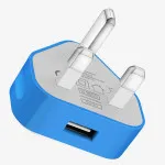 Triangle Fast Wall Plug Charger Adapter with USB-A Port for Universal Use