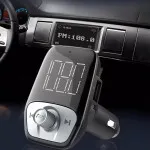 High-Quality Wireless Car FM Transmitter with Dual USB Charging Ports and MP3 Playback