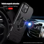 For iPhone 16 Pro Shockproof High Quality Ring Case Cover