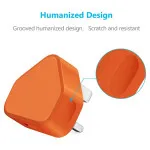 1AMP Fast Speed Universal USB Wall Plug USB Charger Adapter (Orange)