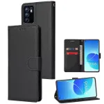 Premium Leather Wallet Case for Oppo Reno6 (2021) Protective Flip Cover with Card Slots