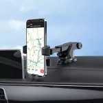 Universal Car Phone Holder with 360° Rotation Adjustable Telescopic In Car Dashboard Phone Mount