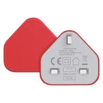 Red Triangle USB Wall Plug Charger 1AMP for Quick Device Charging