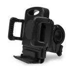 Universal Bicycle Phone Mount Adjustable Sturdy iPhone Holder Works With Motorbike and Many Handlebars - Black