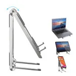 Adjustable Aluminum Laptop Stand for Ergonomic Height - Universal Fit