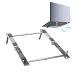 Adjustable Aluminum Laptop Stand for Ergonomic Height - Universal Fit