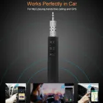 3.5mm To AUX Bluetooth Adapter with Mic Wireless Car Stereo Music Receiver