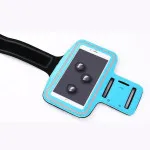 Waterproof Running Phone Armband, Outdoor Sports Holder, Sky-Blue