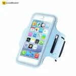 Waterproof Running Phone Armband, Outdoor Sports Holder, Sky-Blue